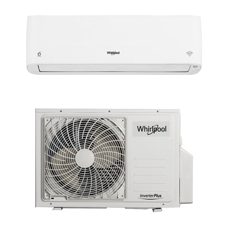 Ar Condicionado Whirlpool SPICR309A3W (Seer 8,8; Scop 6,1, 6º Sentido, Até 18M2, A+++ / A+++, Wi-Fi)