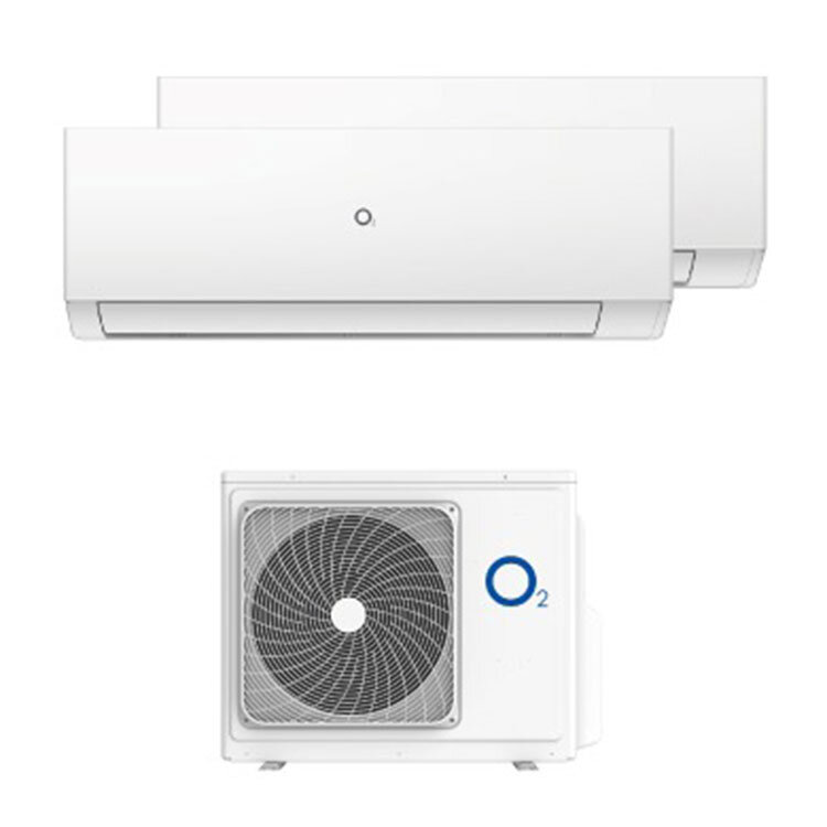 Ar Condicionado O2 Exclusive Plus 2X912 (18+24 m², Wi-Fi, A++, Multi-Split 9000+12000 BTU)