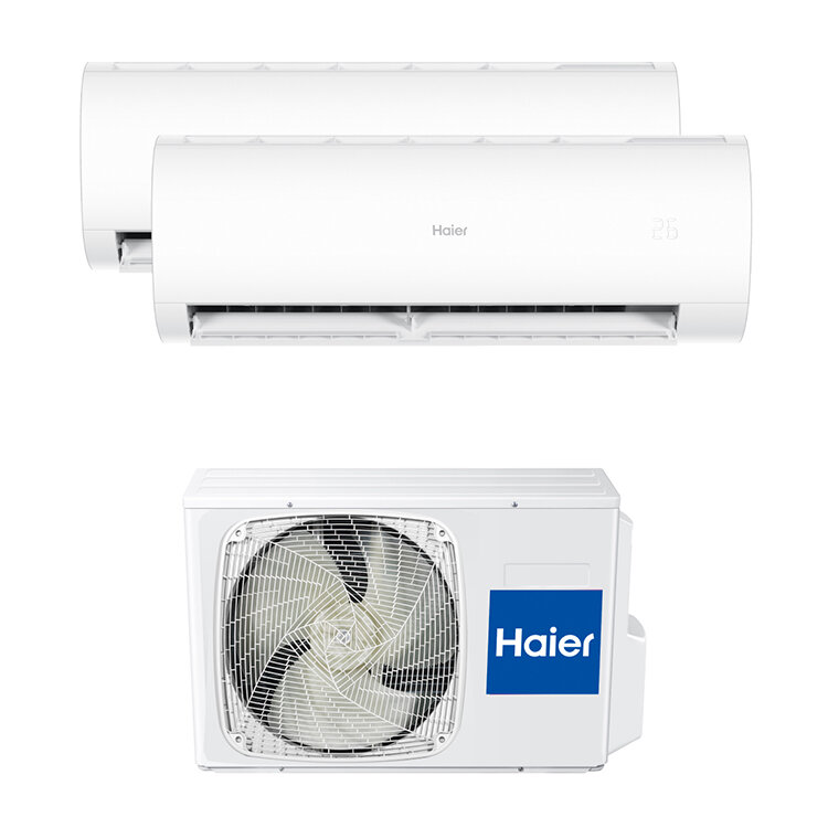 Ar Condicionado Haier Flexis 2X99 (Multi 9000 + 9000 BTU, Wi-Fi, 18 + 18 m²)