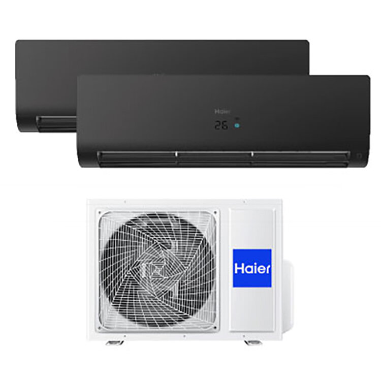 Ar Condicionado Haier Flexis 2X912 Pr (18 + 24 m², Wi-Fi, Multi-Split 9000 + 12000 BTU)
